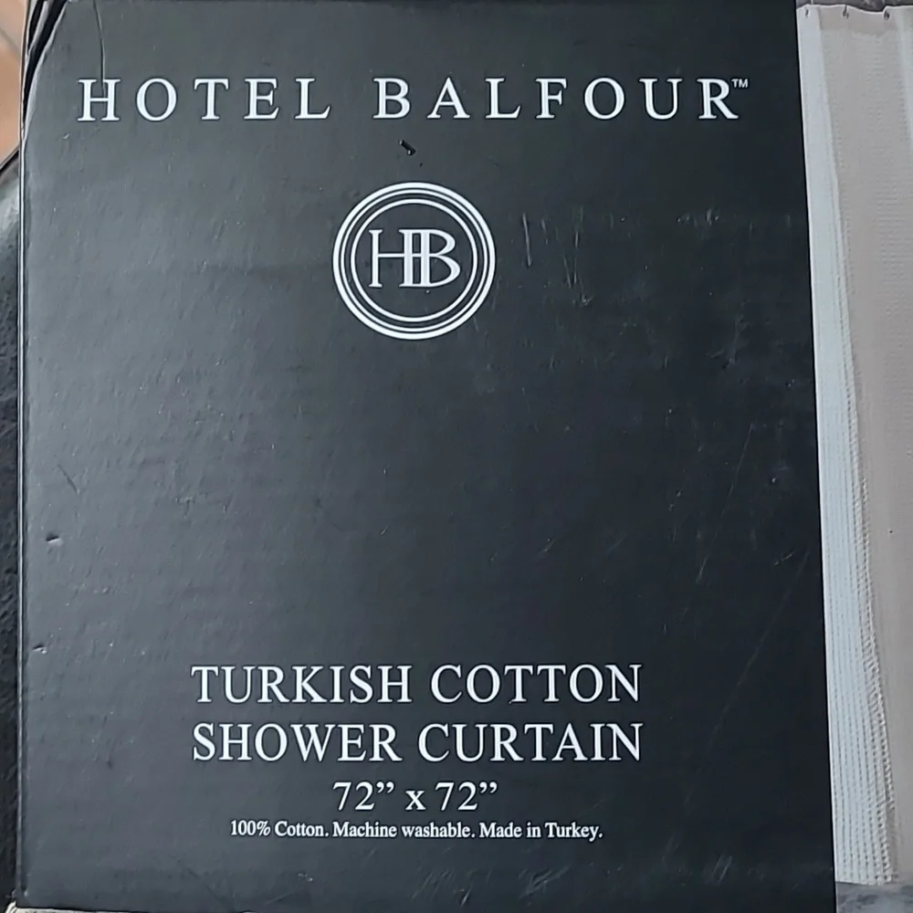 Hotel Balfour Turkish Shower Curtain